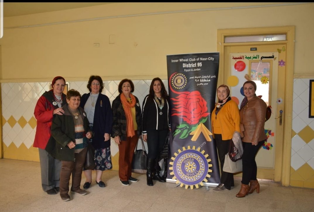 1.CD95 DINA GHORAB WITH BOARD MEMBERS & PIWC OF NASR CITY MRS HADEEL SHATAT,CLUB MEMBERS WITH MRS SHAHINAZ HAFEZ AND MRS SAMYIA WAHBA