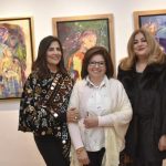 Gayda Zakaria Opens her Exhibition at Mashrabia Gallery of Contemporary Art with the Participation of Minister Ghada Waly and Inner Wheel Club of Garden City