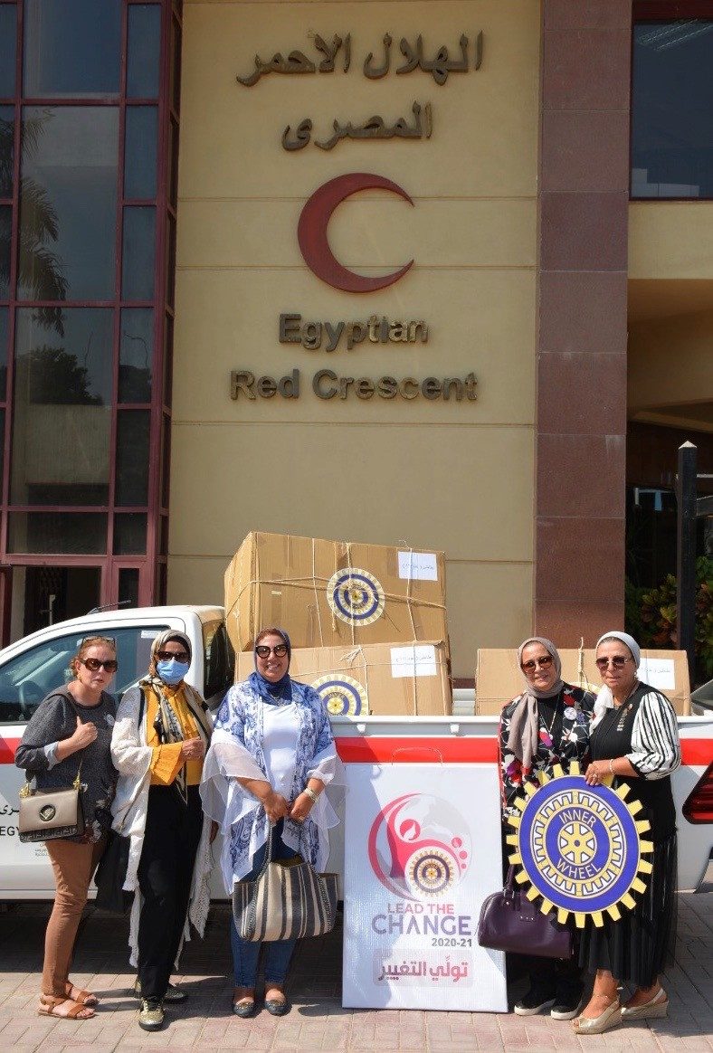 1- District 95 Egypt & Jordan Donation to Lebanon