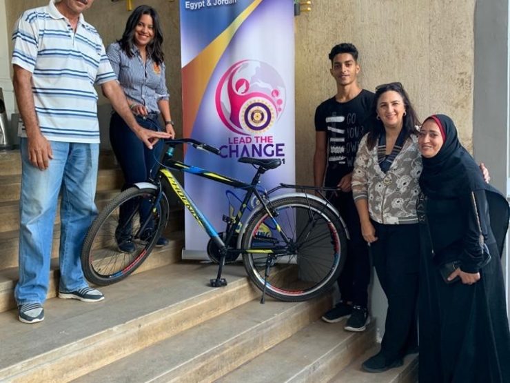 Bicycle donation by IWC of Alexandria Sporting
