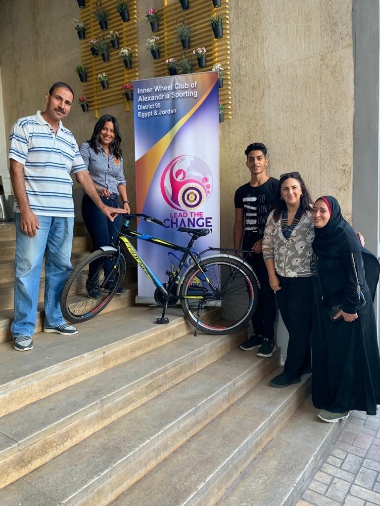 Bicycle donation by IWC of Alexandria Sporting