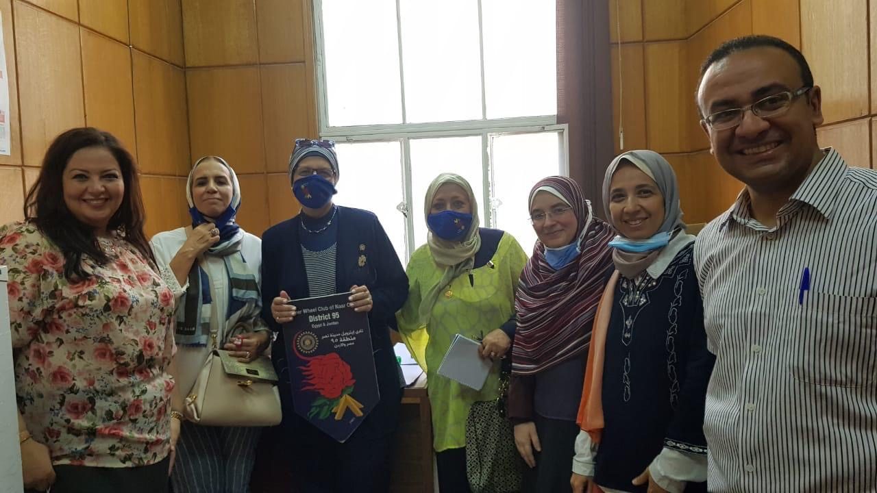 (P3)1- Members of IWC of Nasr City at Kasr Al Aini Hospital