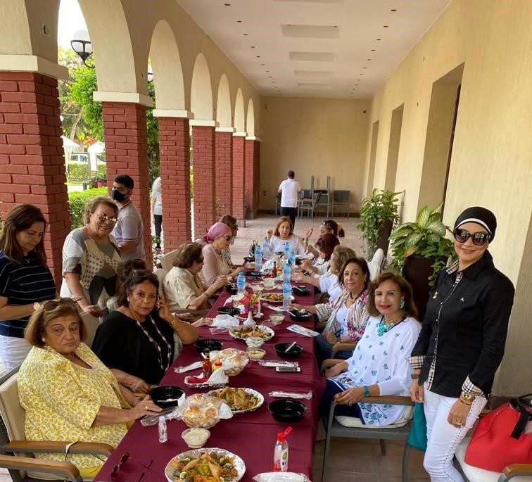 1- Members of IWC of Cairo west at El Gezira Club