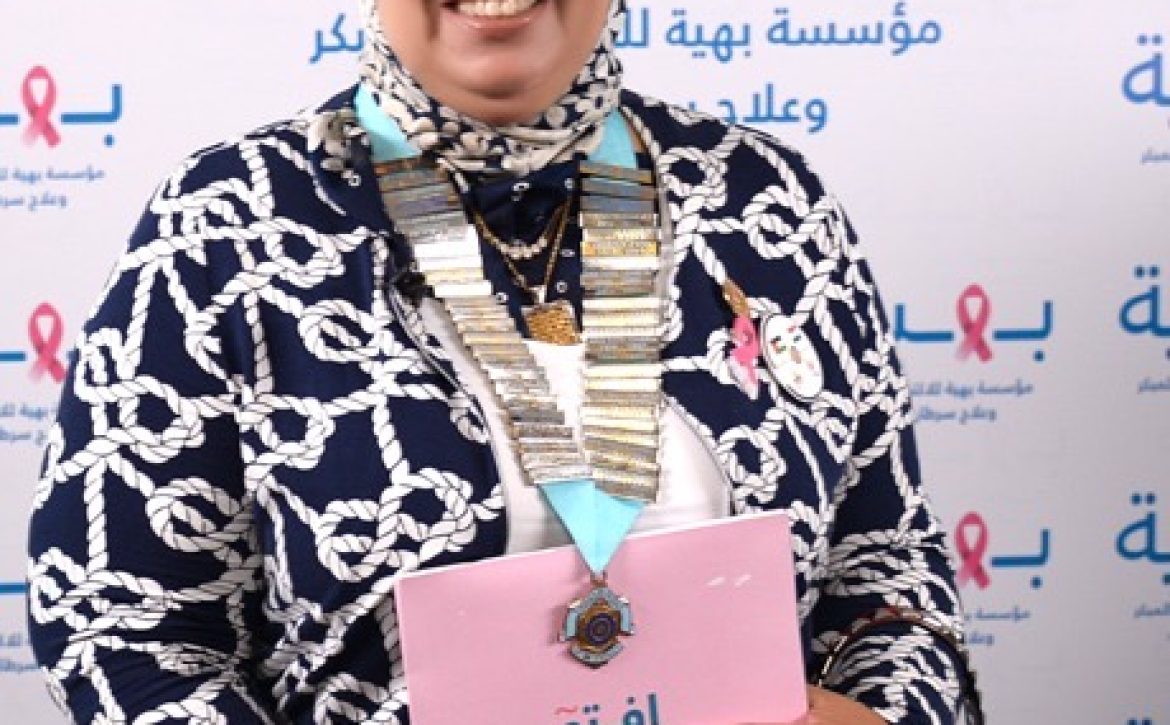 1- Mrs. Mona Aref District Chairman at Baheya Foundation Center