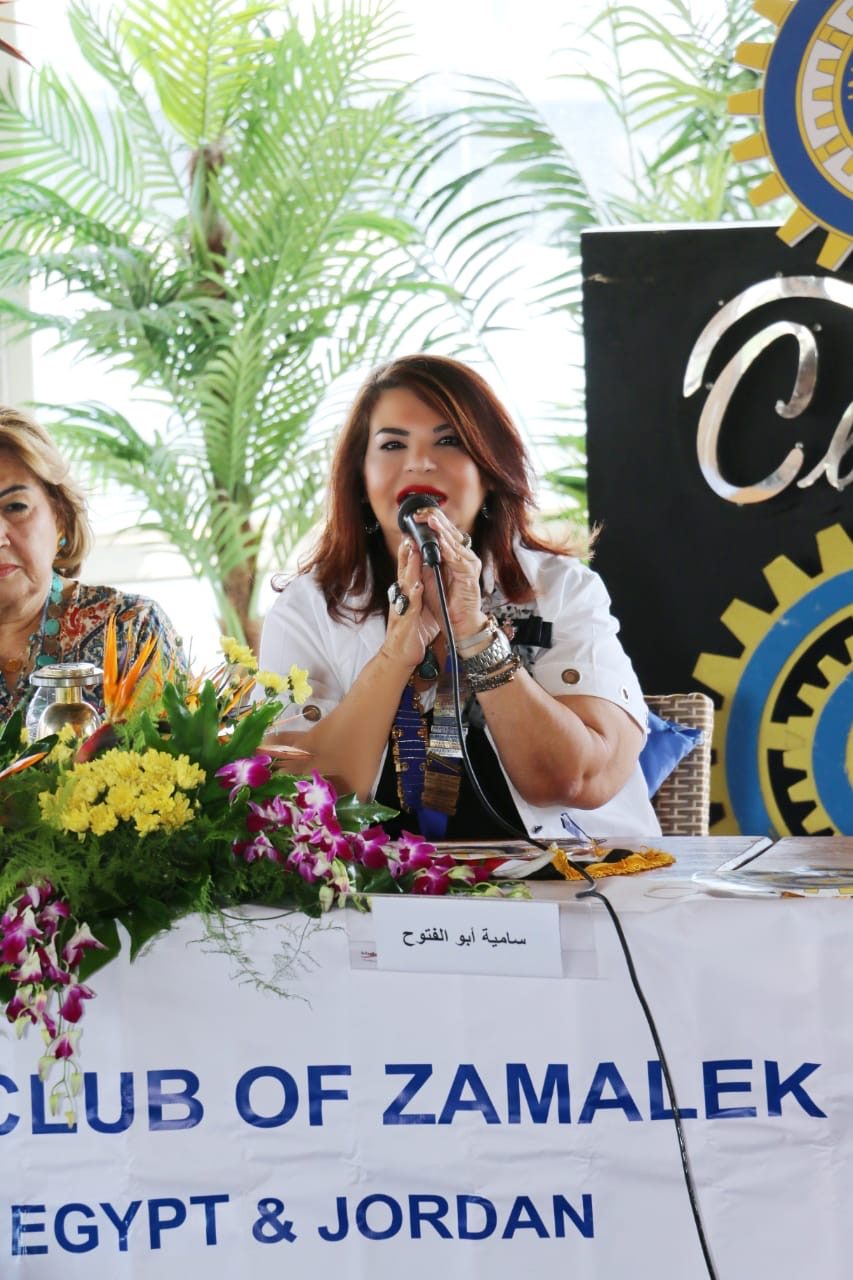 1-Mrs.Samia Abou El Fettouh President of IWC of Zamalek