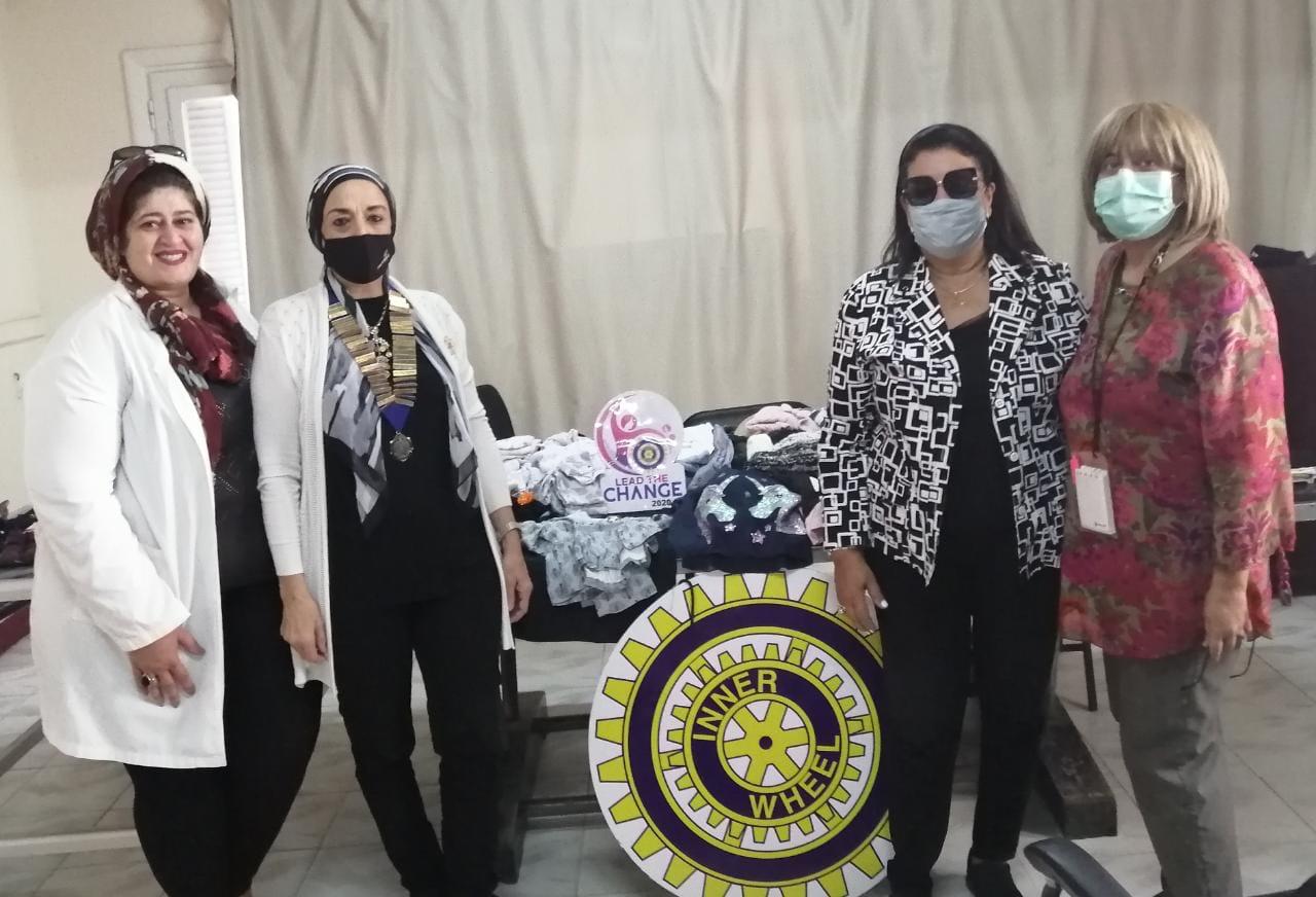 Members of IWC of Alexandria Distribute Clothes at El Raml Hospital 2
