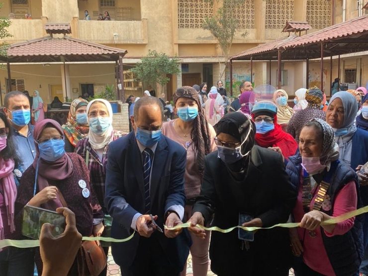 1- IWC of Giza Pyramids held a clothes exhibition at Facylty of Early Childhood Education Cairo University