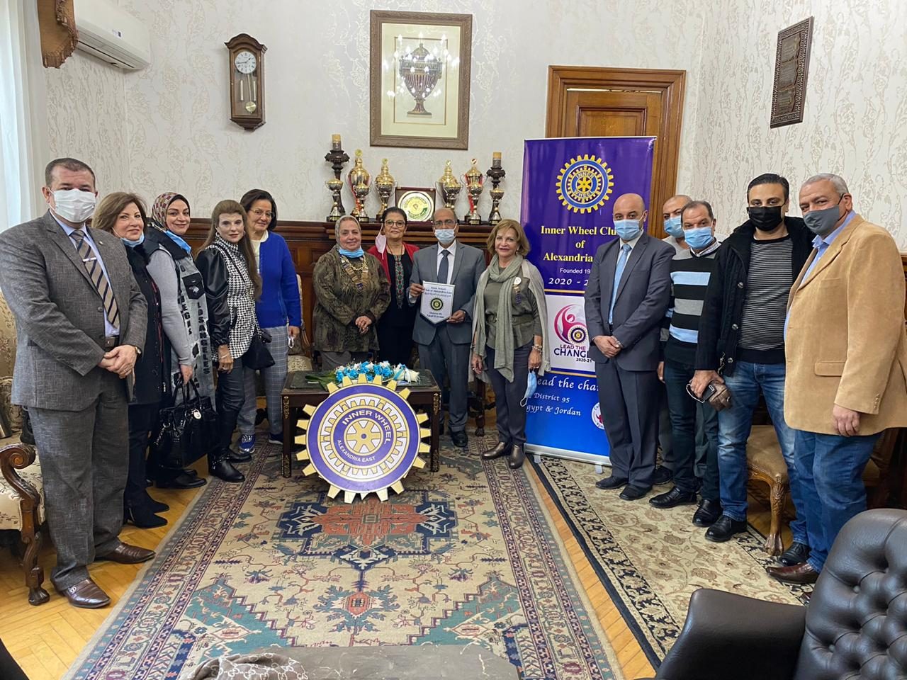 1-IWC Club of Alexandria East At the Holding company of drinking water & wastewater