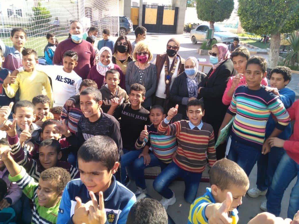 1- IWC of Alexandria President & members celebrated the International Children’s Day