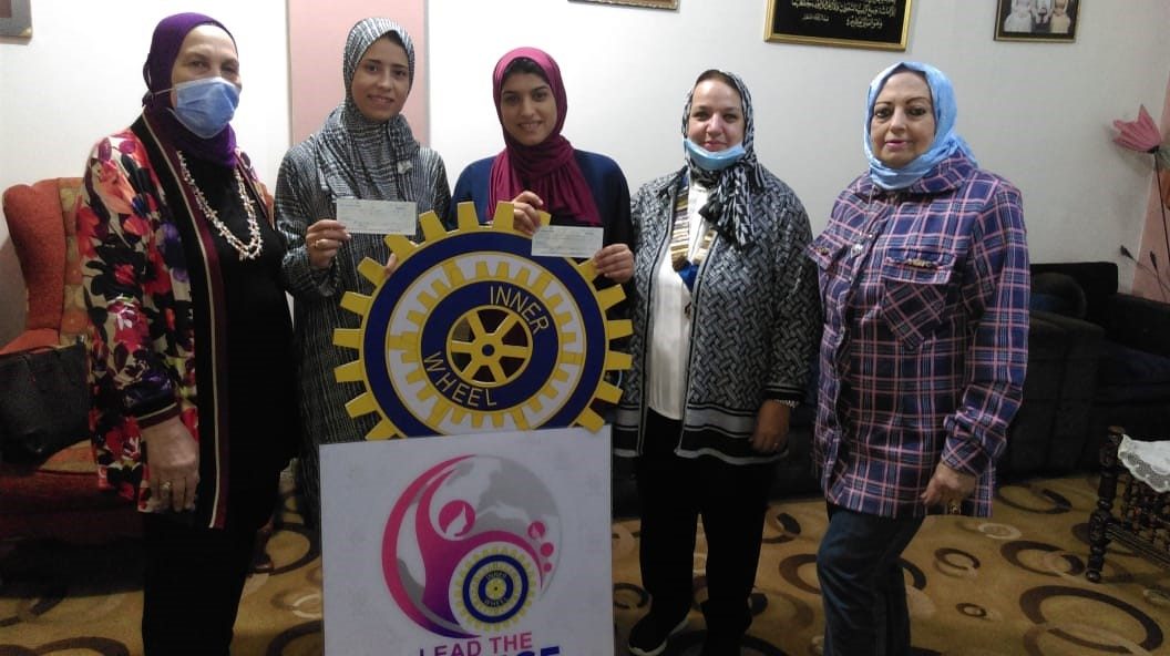1- President and members of IWC of Tanta at Dra El Wafa Orphanage for Girls