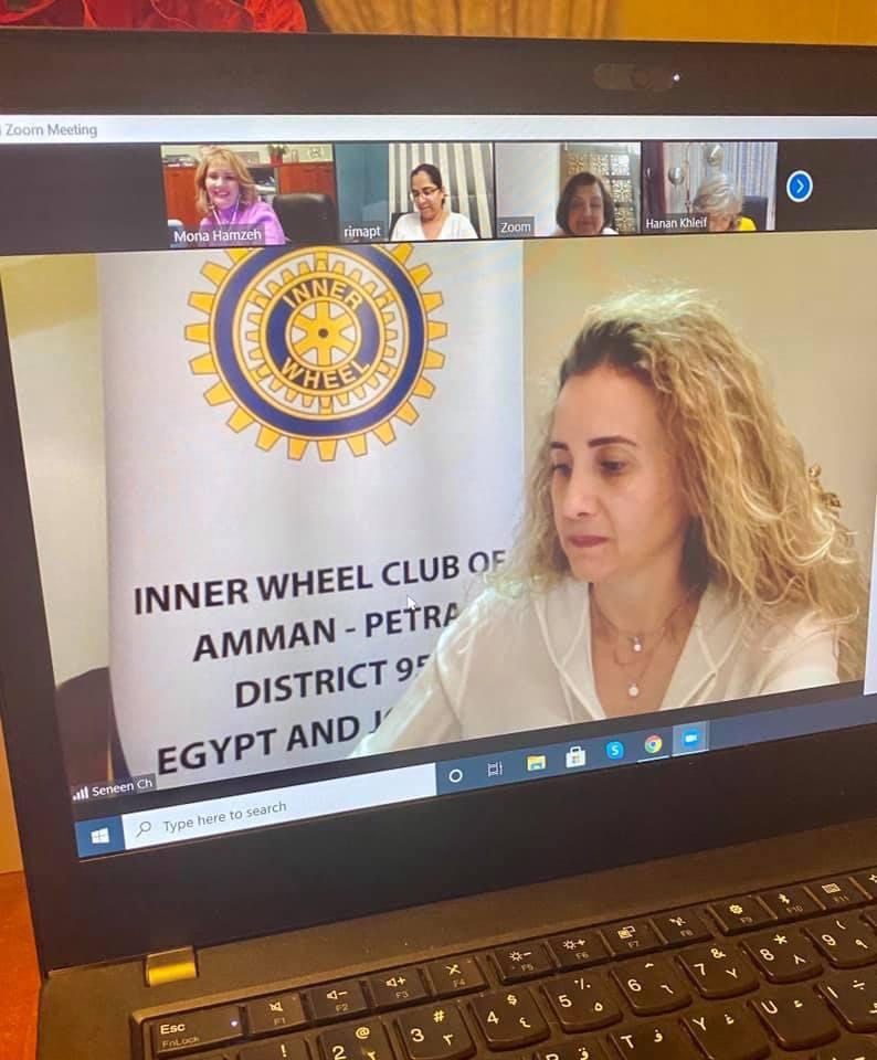 1-Seneen Baghdadi Chehabi President of IWC of Amman Petra