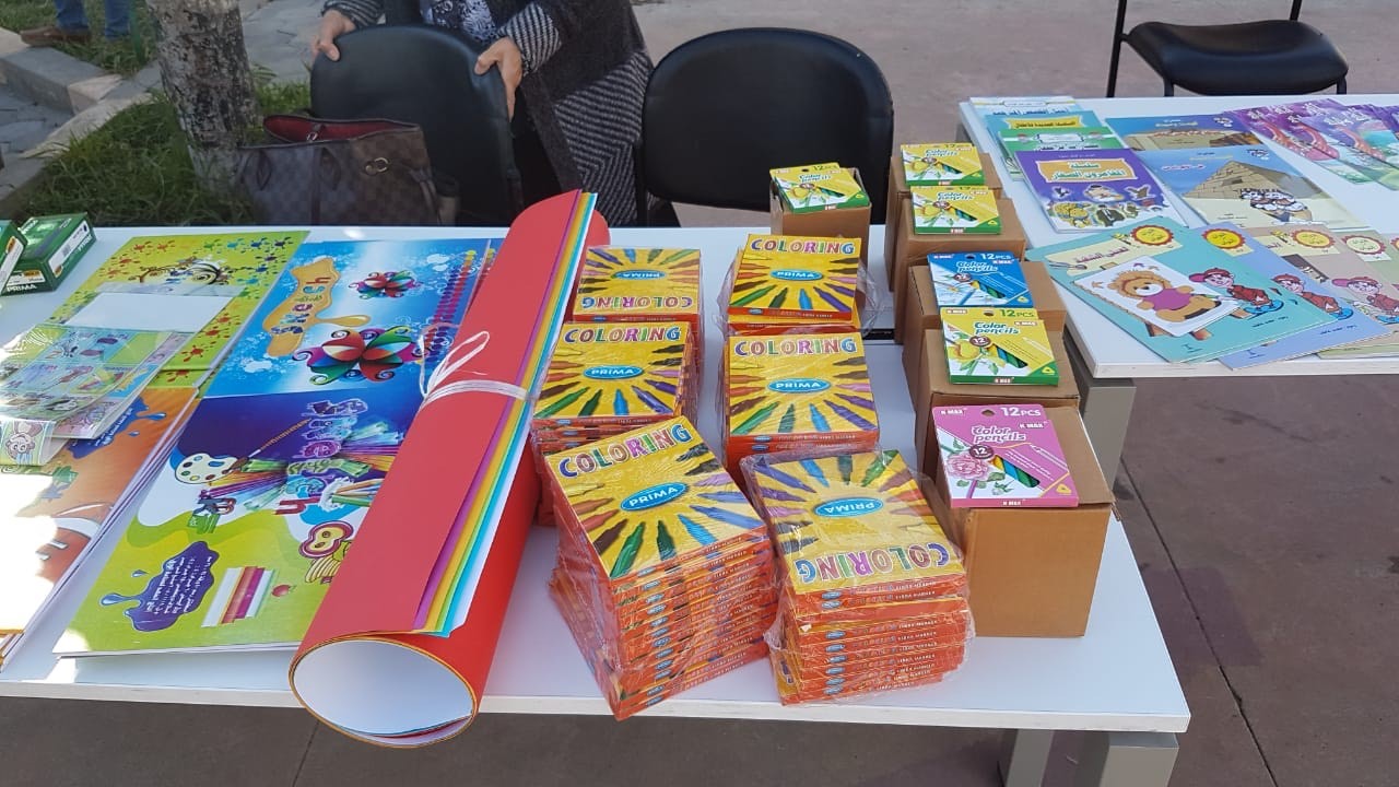 IWC od Alexandria donated A library of Stories & art & Craft to homeless children