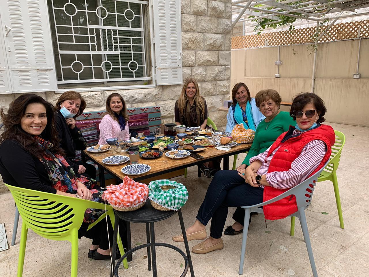 Members of IWC of Amman Philadelphia during breakfast