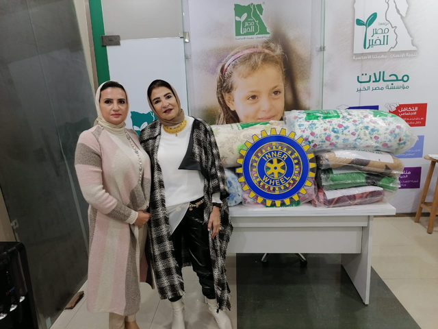 IWC of Alexandri a El Nozha Donted 160 blankets