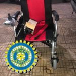 IWC of Alexandria El Nozha Donated  two electric Wheelchairs to a disabled men