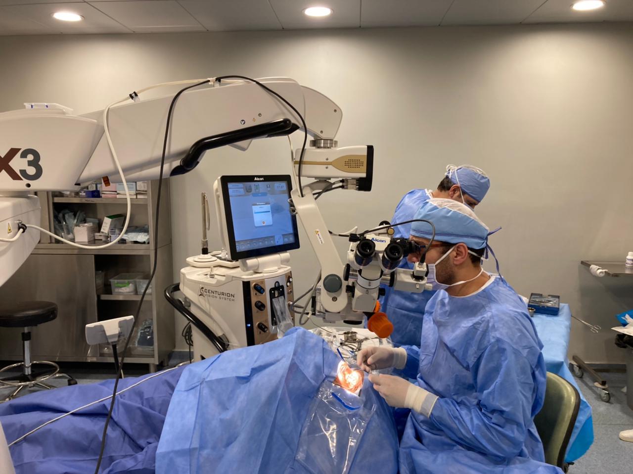 Eye operations at Ishrak Center