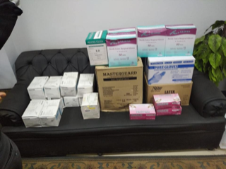 1-IWC of Alexandria Sporting Donating Medical supplies