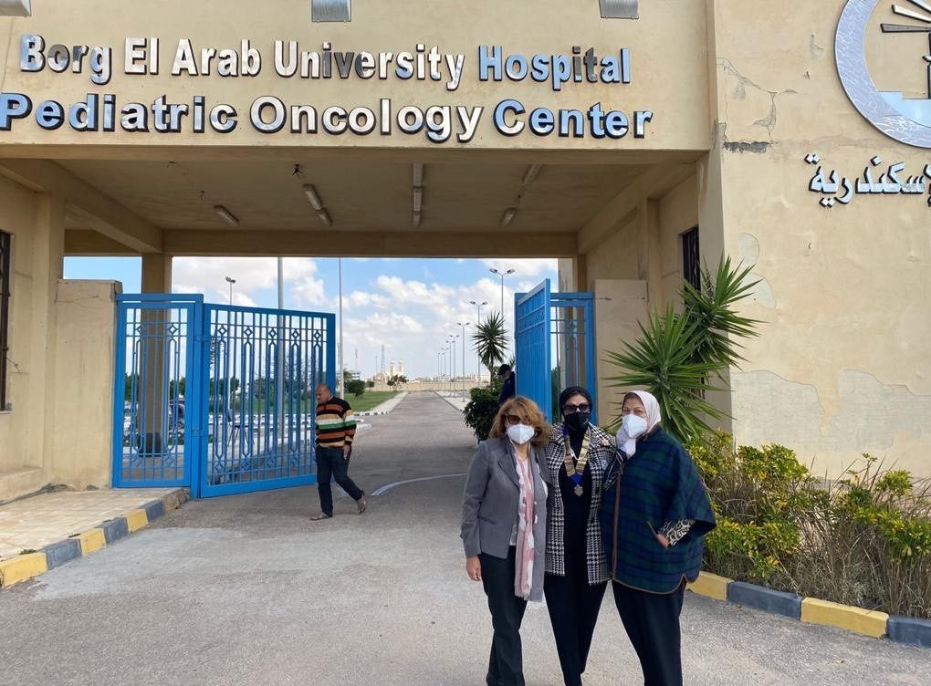 1- IWC of Alexandria members at Borg El Arab University Hospital Pediatric Oncology Center