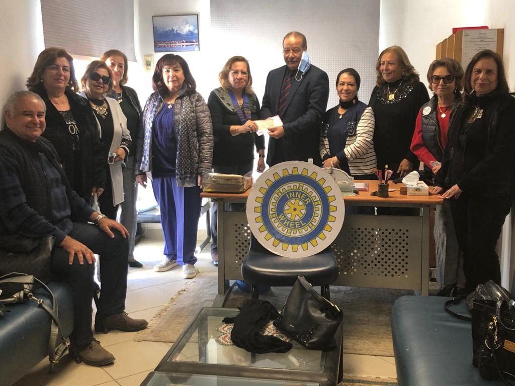 1-Members of IWC of Alexandria Mediterranean at Ayadi El Mostakbal Oncology Center