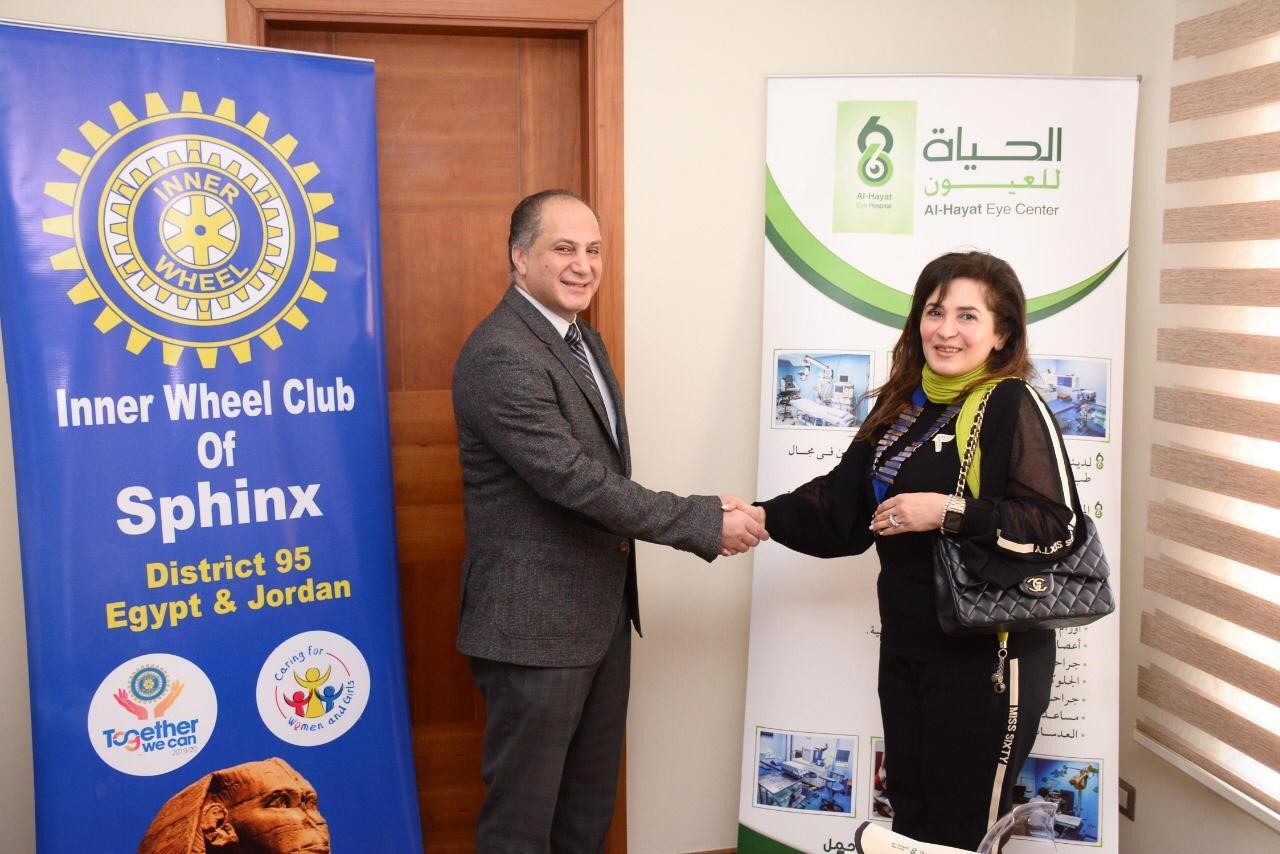 President of IWC of Sphinx with dr. Amr El samra