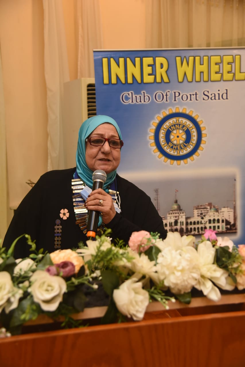 3- Mrs. Samia Matar President of IWC of Port Said