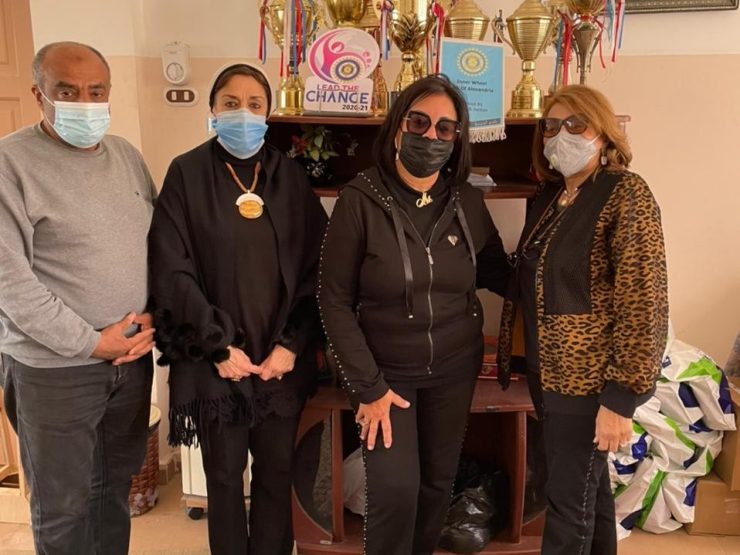 1-IWC of Alexandria Members at the child care Agency for homeless