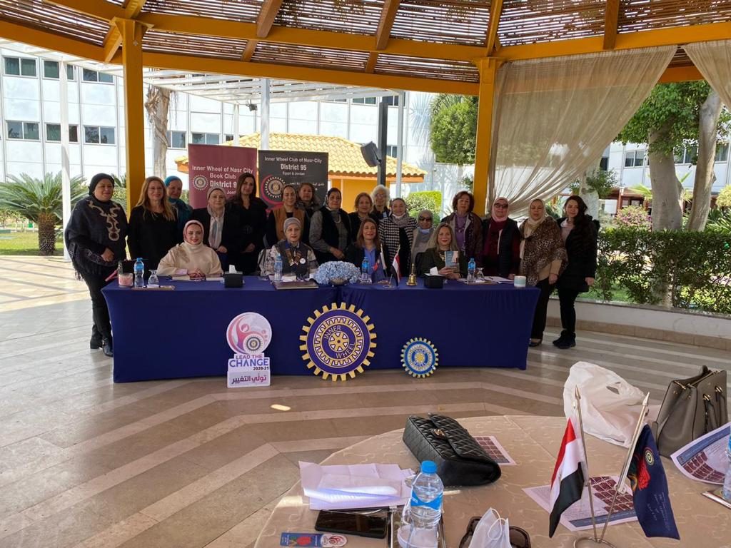 1- Members of IWC of Nasr City with the two writers Rasha Samir & Rania Ezzi