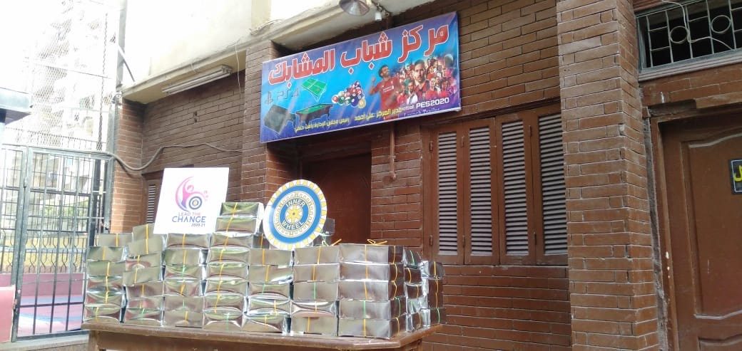 1-IWC of Giza Pyramids sending Iftar Meals to Al-Mashabek Youth center