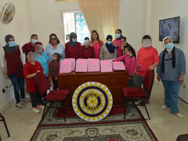 1-Members of IWC of Alexandria at the Intellectual Rehabilitation Care for Girls
