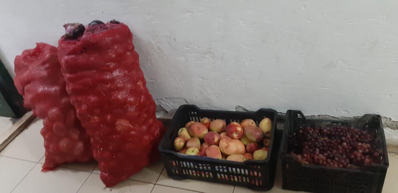 3-The donated vegetables & fruits