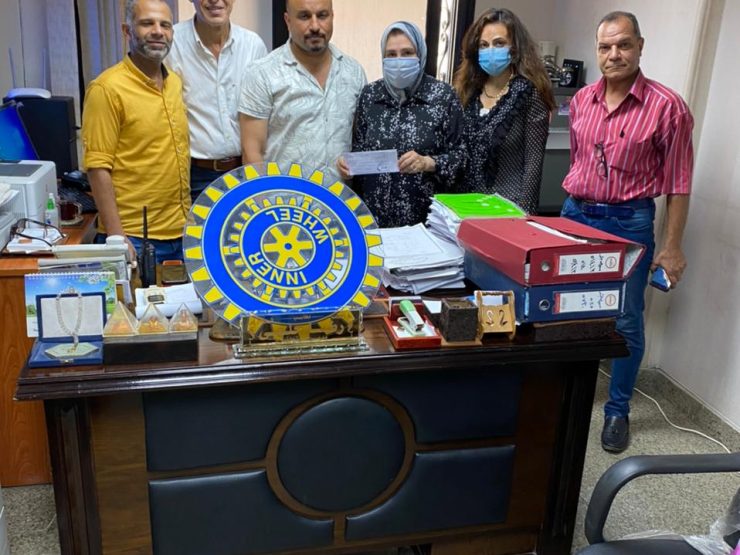 IWC of Alexandria Al Nozha Donating the Cost of 7 Water Connections.
