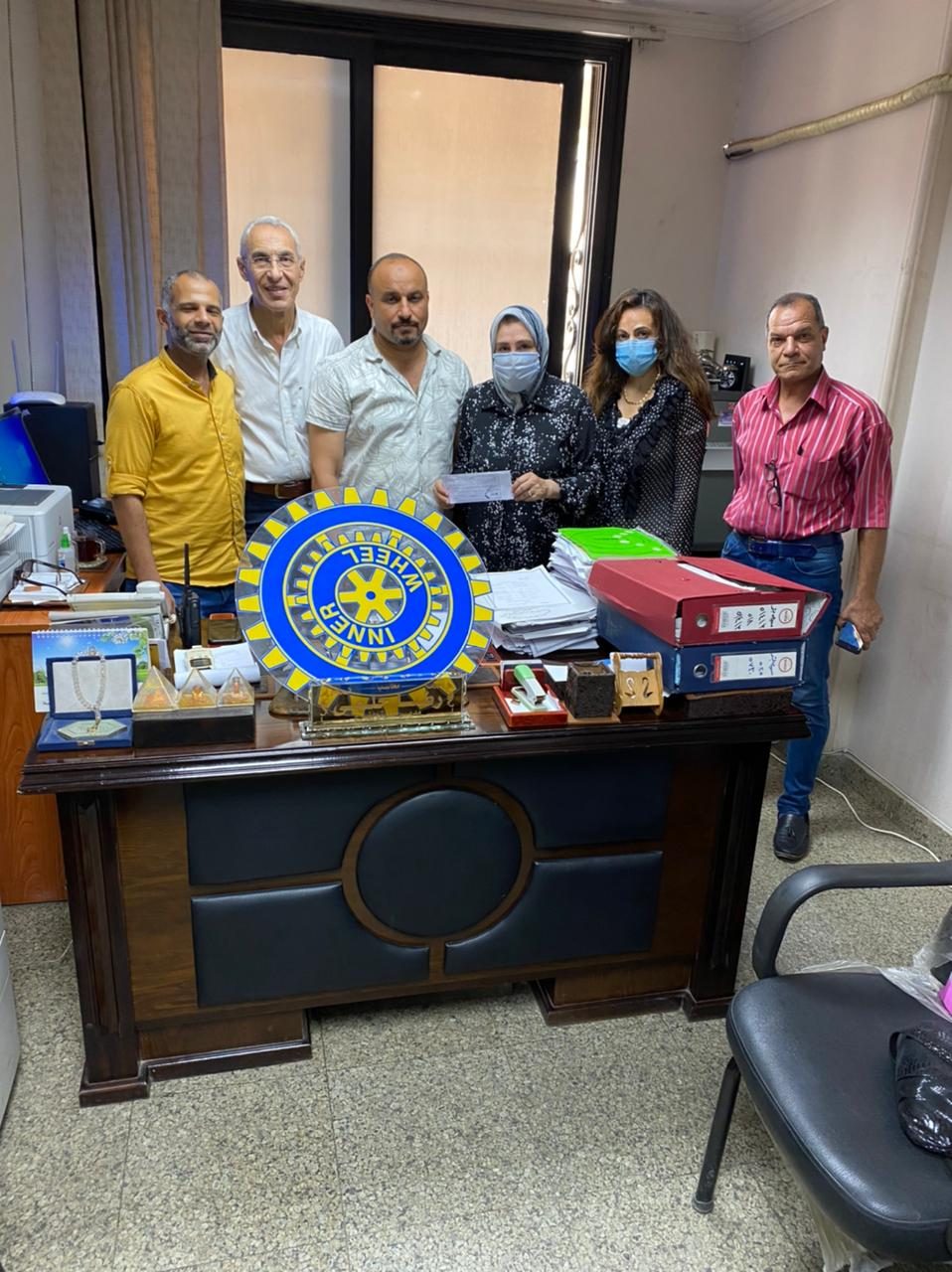 IWC of Alexandria Al Nozha Donating the Cost of 7 Water Connections.
