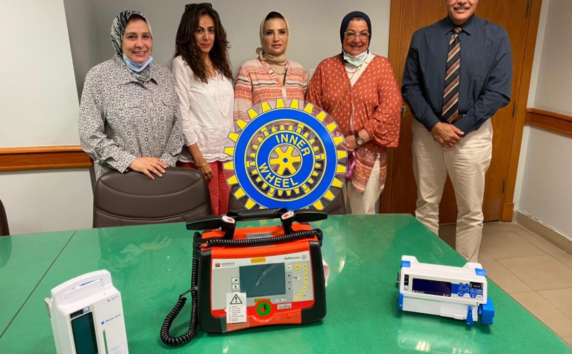 Donation of infusion pump dc shock to Ayady Al Mostakbal Hospital