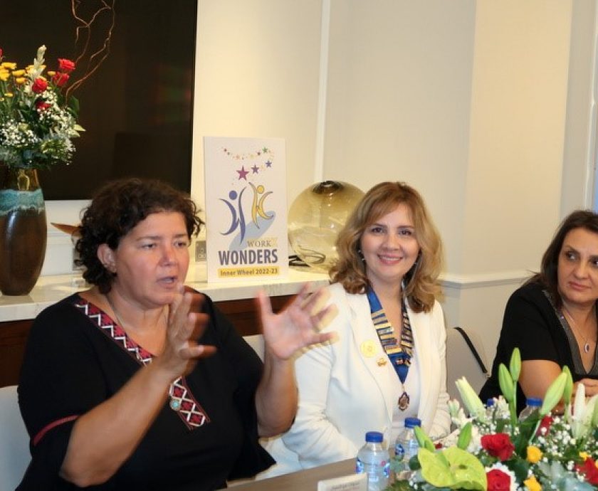 1-NR D95 Egypt & Jordan Suzan Kilani & Mona Hamzeh President of IWC of Petra During discussion of the book- Years of Struggle The Women’s Movement in Jordan