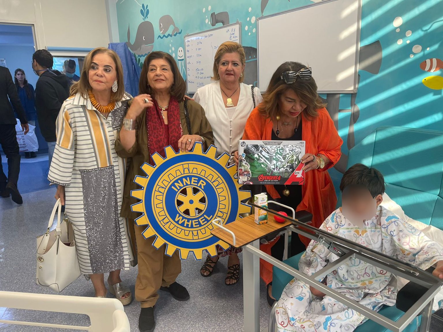 1- IWC of Zamalek distributed gift to the children in Al Nas Hospital
