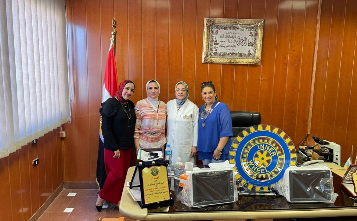 1- Members of IWC of Alexandria El Nozha at Ras El Tin Hospital