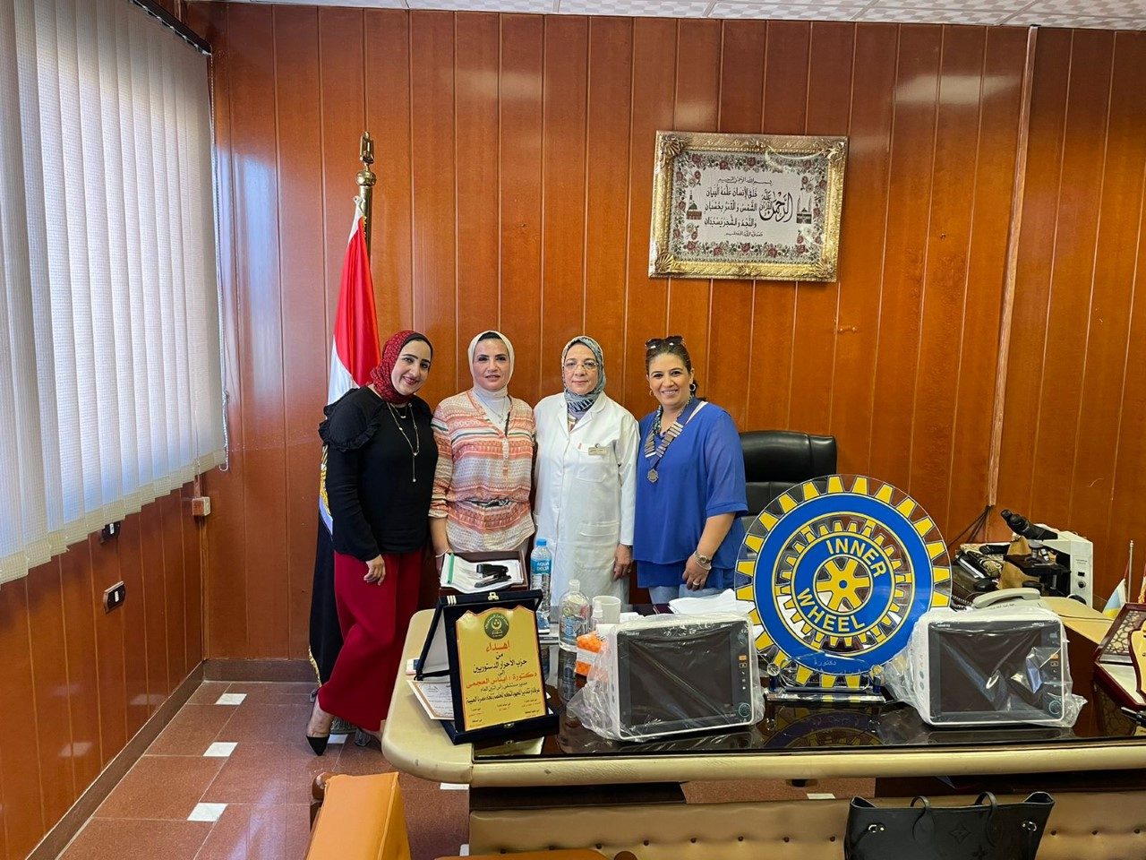 1- Members of IWC of Alexandria El Nozha at Ras El Tin Hospital