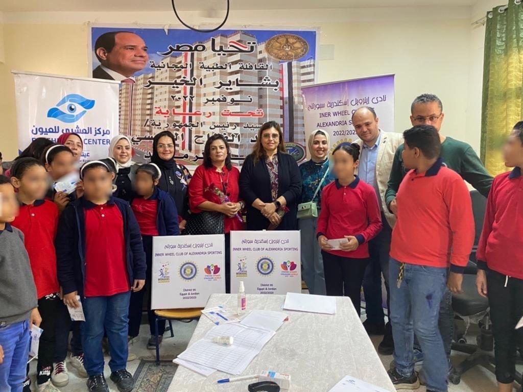1-IWC of Alexandria Sporting at “El-Shaheed Mohamed Mahmoud School” in Bashayer El Khair.
