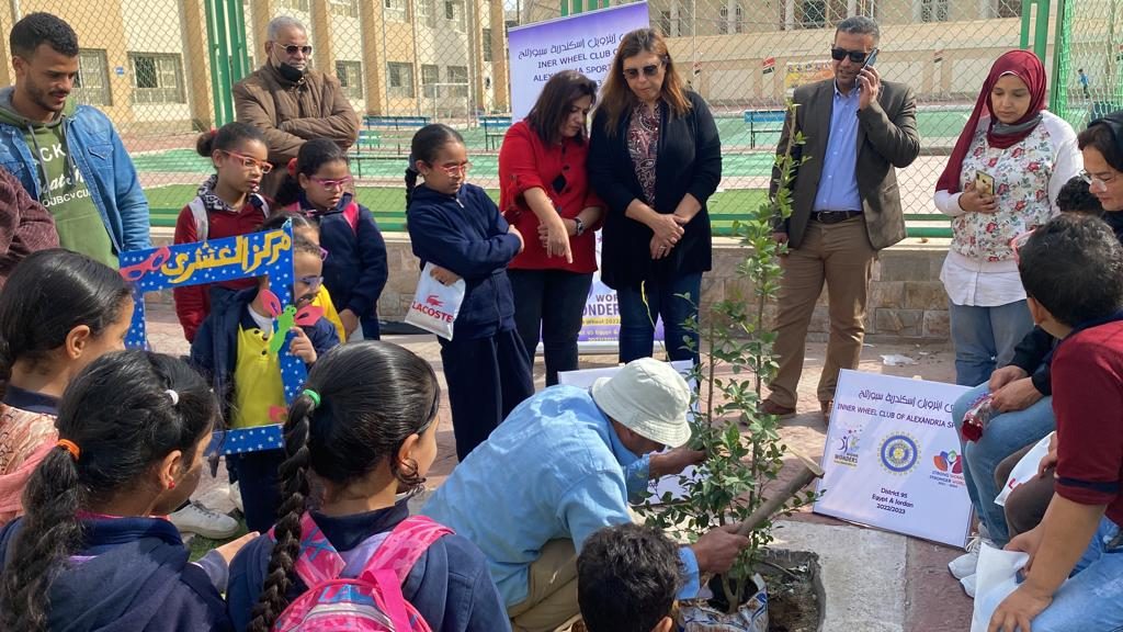 1-IWC of Alexandria Sporting planted a tree