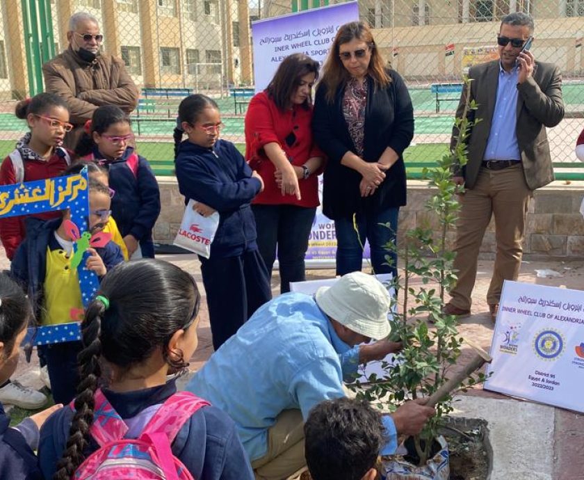 1-IWC of Alexandria Sporting planted a tree