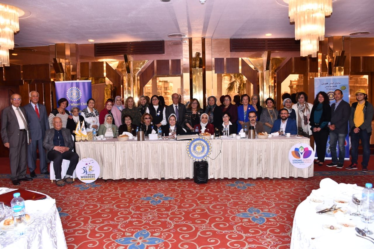 1- Members of IWC of Heliopolis with the Cardiology Professors