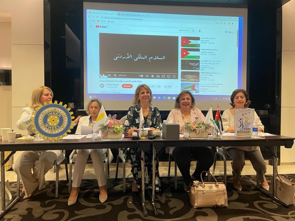 1-President of IWC of Paphos, President of IWC of Amman Philadelphia , Vice Chairman D95 & Past IIW board member