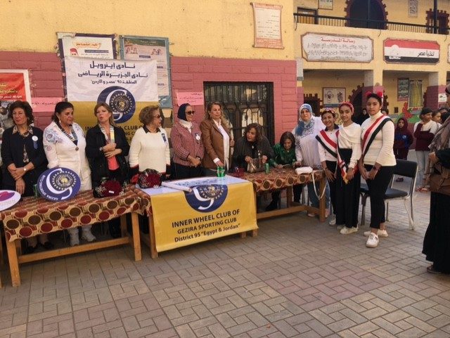 1- The celebration of renovation of Bathrooms in Fatma El Zahraa primary School