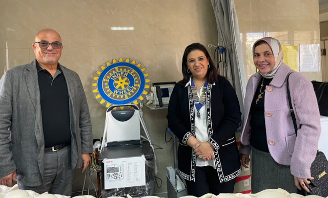 IWC of El Nozha donated an ultrasound machine