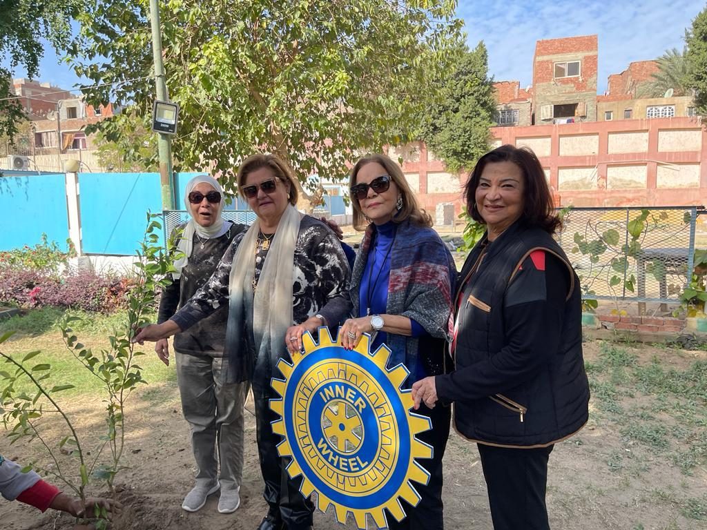IWC of Zamalek Planted a tree in girls ‘orphanage In Old Egypt
