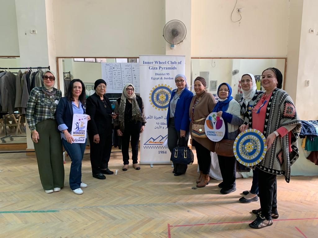 Members of IWC of Giza Pyamids at the Faculty of Education of Early Chilhood