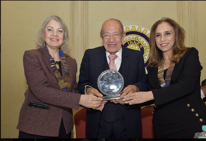 President of IWC of Alexandria & Alexendria East Presented a Shield of appreciation to dr. Wassim El Si