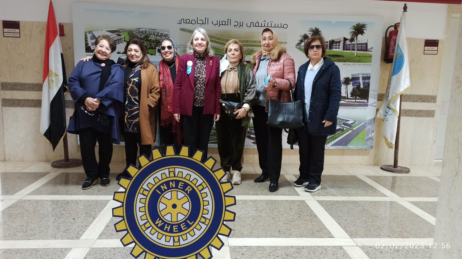 1- Members of IWC of Alexandria East at Children’s Oncology Center Borg El Arab