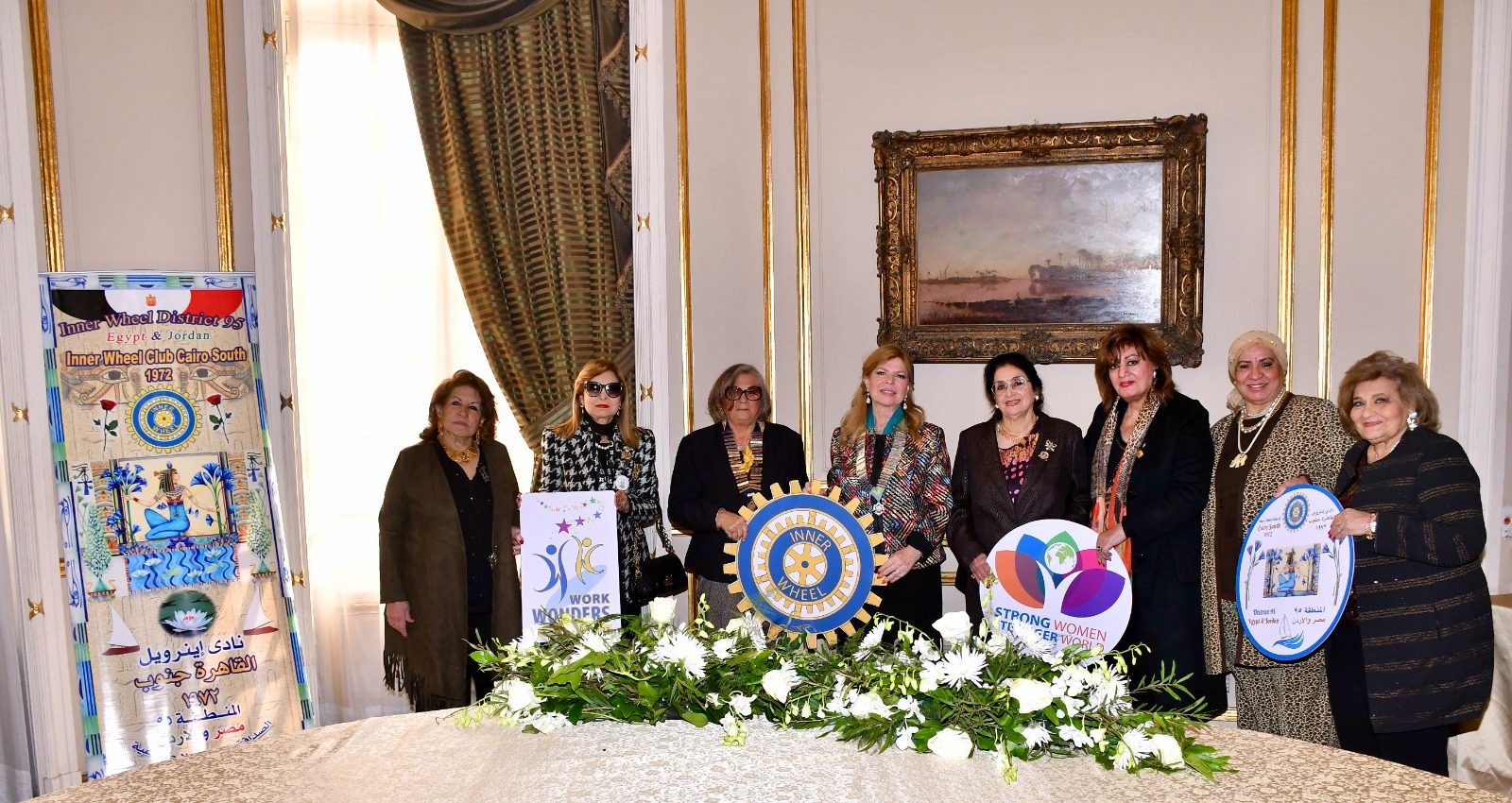 1- Members of IWC of Cairo South with D95 Chairman