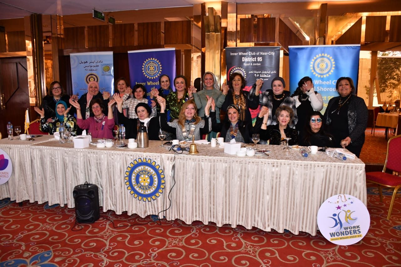 1- Official Visit of Mrs. Nora Fayek, Chairman of D95 Egypt & Jordan to IWC’s of Heliopolis, Nasr City and El Shorouk